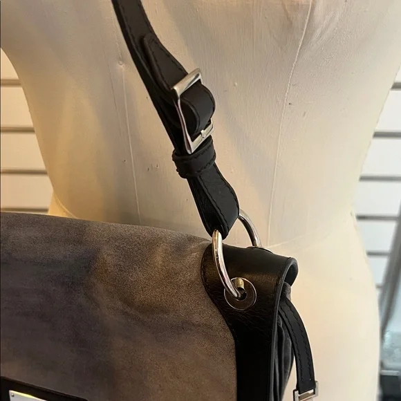 Tiffany & Co. - Vintage Gray Suede Bag - Made in Italy - Picture 16 of 17